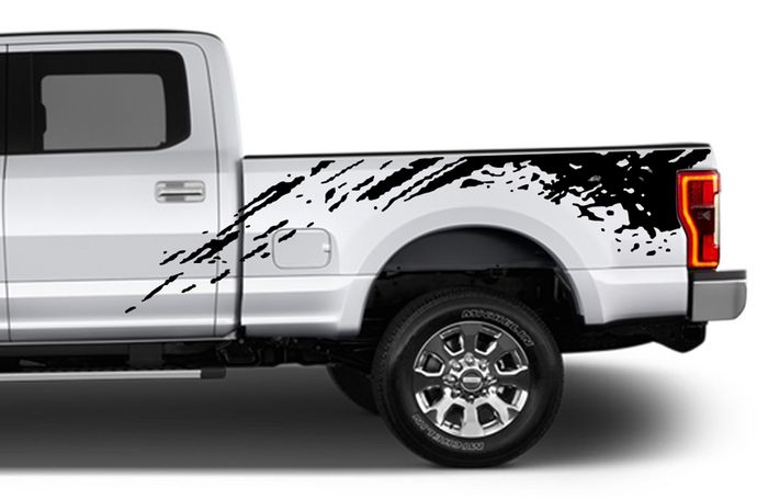 Ford F250 Decals Bed Mud Splash Graphics Compatible With Ford F250