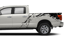 Load image into Gallery viewer, Mud Splash Bed Graphics Vinyl Decals Compatible with Nissan Titan
