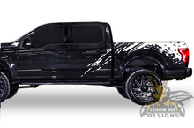 Load image into Gallery viewer, Mud Splash Bed Decals Graphics Ford F150 Stripes 2018 Super Crew Cab 2018, 2019, 2020, 2021