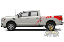 Load image into Gallery viewer, Mud Splash Bed Graphics vinyl for Nissan Titan decals