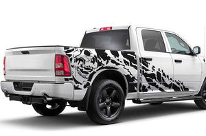 Nightmare Graphics Kit Vinyl Decal Compatible with Dodge Ram Crew Cab 1500