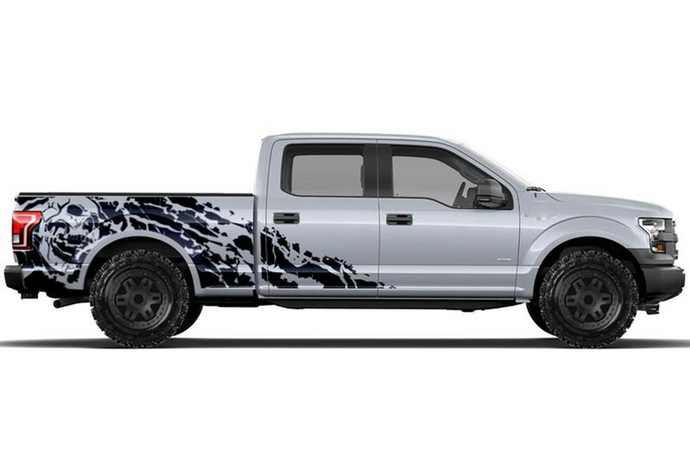Bed Side Nightmare Graphics Vinyl Decals For Ford F150