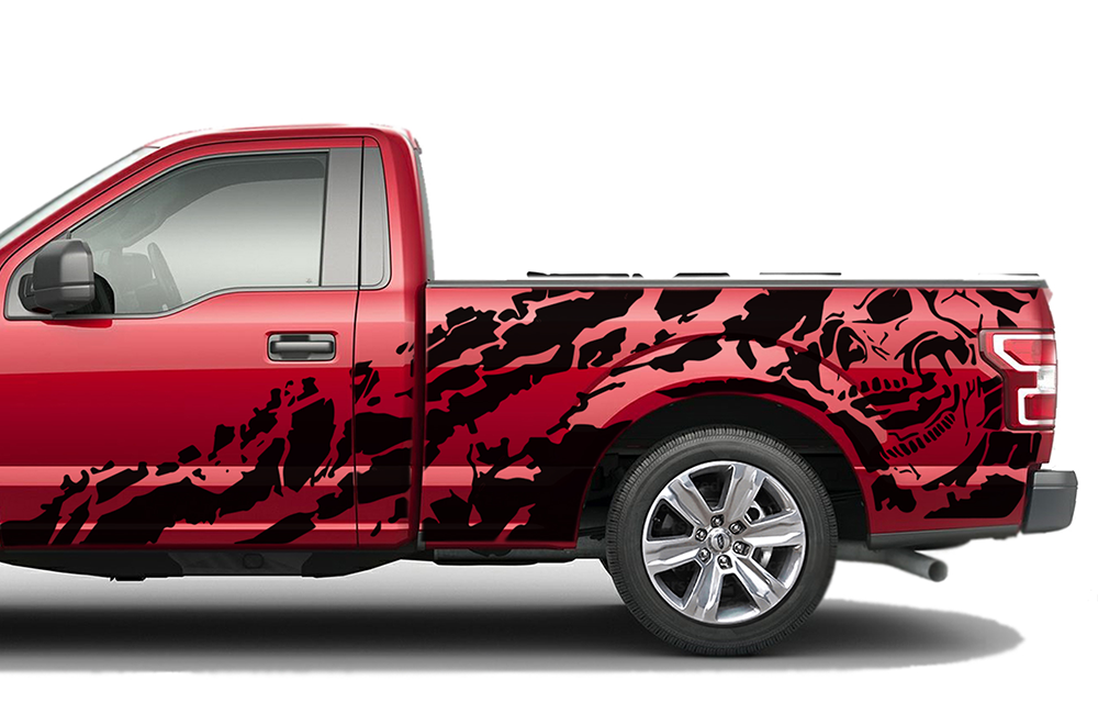 Ford F150 Decals Nightmare Vinyl Graphics Compatible With Ford F150