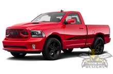 Load image into Gallery viewer, Old School Side Graphics Decals for Dodge Ram 1500 Regular Cab stripes