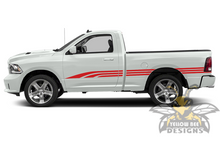 Load image into Gallery viewer, Old School Side Graphics Decals for Dodge Ram 1500 Regular Cab stripes