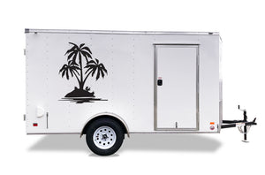 Palm Trees Graphics Decals For RV, Trailer, Camper, Motor Home