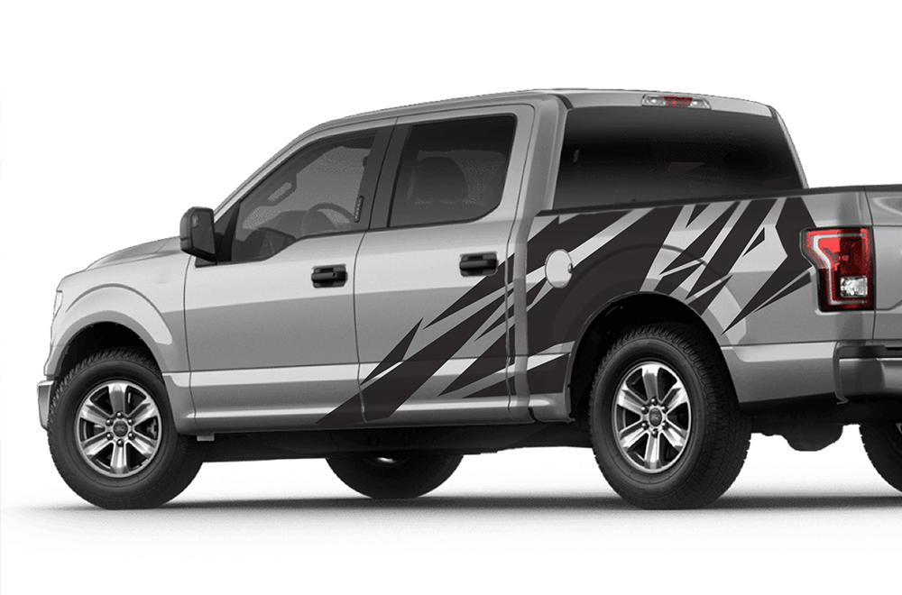 Ford F150 Decals Pattern Side Graphics Compatible With Ford F150