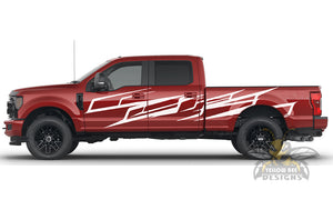 Decals For Ford F250 Pattern Side Graphics Vinyl