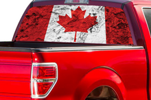 Load image into Gallery viewer, F150 Perforated Decals Canada Flag Rear Window Compatible with F150