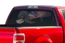 Load image into Gallery viewer, Ford F150 Perforated USA/Eagle Rear Window Decals Compatible with F150