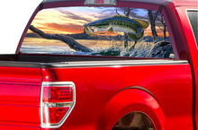 Load image into Gallery viewer, Ford F150 Perforated Decals Fish Rear Window Compatible with F150