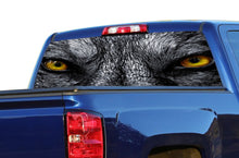 Load image into Gallery viewer, Perforated Wolf Eyes Rear Window Decal Compatible with with Chevrolet Silverado