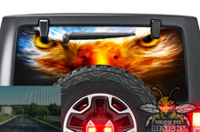 Load image into Gallery viewer, Eagle Eyes Rear Window stickers JL Wrangler Perforated decals