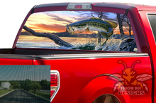 Load image into Gallery viewer, Fish Rear Window vinyl F150 2019 Ford Perforated Decals