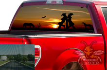 Load image into Gallery viewer, Wild West Rear Window decals Perforated Stickers Ford F150 2019, 2020, 2021