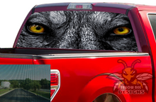 Load image into Gallery viewer, Wolf Eyes Rear Window decals Perforated vinyl Ford F150