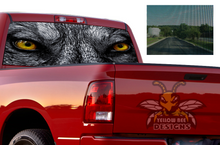 Load image into Gallery viewer, Perforated Wolf Eyes Rear Window Decal Compatible with Dodge Ram 1500, 2500, 3500