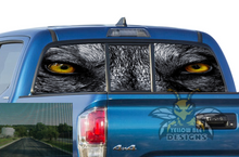 Load image into Gallery viewer, Perforated Wolf Eyes Rear Window Decal Compatible with Toyota Tacoma
