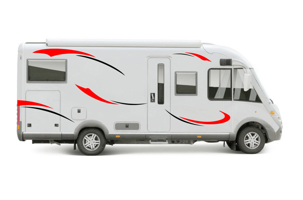 Graphics Decals For Camper Motor Home RV, Trailer, Caravan Decals