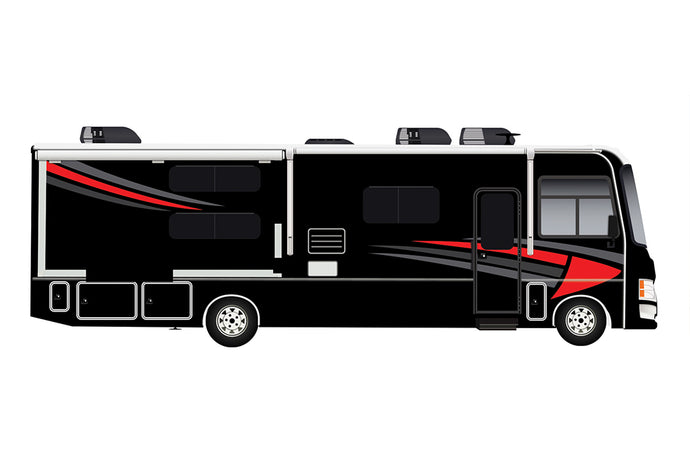 Replacement Decals For RV Motorhome 31 Foot, A Class RV decals