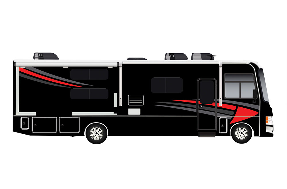 Replacement Decals For RV Motorhome 31 Foot, A Class RV decals