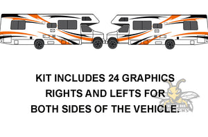 Graphics For Trailer, RV, Camper, Hauler, Motor-Ηome, Caravan Decals