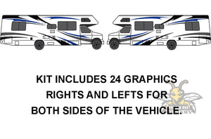 Decals Graphics For Trailer, RV, Camper, Hauler, Motor-Ηome, Caravan