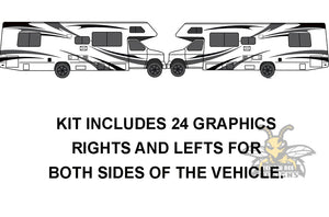 Graphics For Camper, RV, Hauler, Motor-Ηome, Caravan Decals