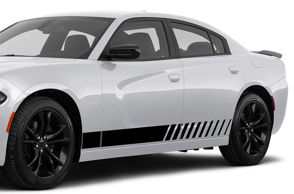 Dodge Racing Side Racing Stripes Side