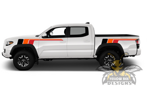 Side Racing vintage Toyota Tacoma retro stripes decals Graphics