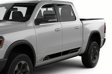 Load image into Gallery viewer, Racing Bed Graphics Kit Vinyl Decal Compatible with Dodge Ram Crew Cab 1500
