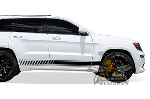 Racing Graphics Kit Vinyl Decal Compatible with Grand Cherokee 2000-Present