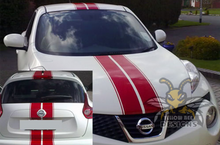 Load image into Gallery viewer, Rally Dual With Pin Stripes Graphics vinyl for Nissan Juke decals