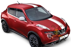 Full Rally Stripes Graphics vinyl for Nissan Juke decals