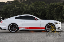 Load image into Gallery viewer, Rally Side Stripes Graphics vinyl decals for ford Mustang