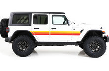 Load image into Gallery viewer, Retro Yellow Orange Red Stripes Decals Graphics For Jeep JL Wrangler