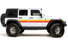 Load image into Gallery viewer, Retro Stripes Graphics Vinyl Decal Compatible with Jeep JK Wrangler 4 Door 2007-2018