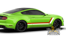 Load image into Gallery viewer, Retro Side Stripes Graphics vinyl graphics for ford Mustang decals