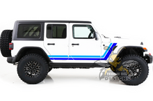 Load image into Gallery viewer, Jeep Wrangler Decals Retro Stripes Graphics Vinyl