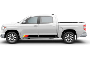 Rocker Retro Color Stripes Graphics Decals for Toyota Tundra