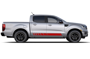 Rocker Lower Door Side Stripes Decals Compatible with Ford Ranger
