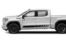 Load image into Gallery viewer, Rocket Side Stripes Graphics Vinyl Decals Compatible with GMC Sierra Crew Cab
