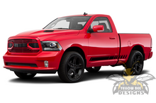 Load image into Gallery viewer, Rocket Side Graphics Decals for Dodge Ram 1500 Regular Cab stripes