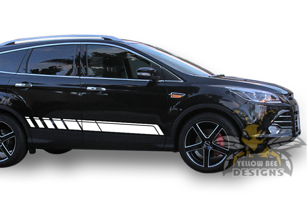 Ford Escape Decals Rocker Stripes Graphics Compatible With Ford Escape