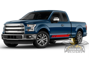 Rocket Stripes Graphics decals for Ford F150 Super Crew Cab 6.5''