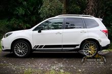 Load image into Gallery viewer, Rocket side stripes Graphics decals for Subaru Forester