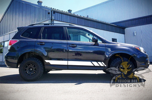 Rocket side stripes Graphics decals for Subaru Forester