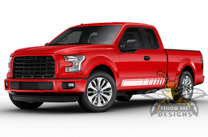 Rocket Stripes Graphics decals for Ford F150 Super Crew Cab 6.5''