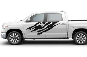 Scratches Door Side Graphics Vinyl decals for Toyota Tundra