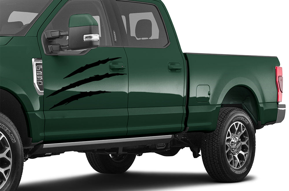 Decals For Ford F250 Scratches Side Door Graphics Vinyl